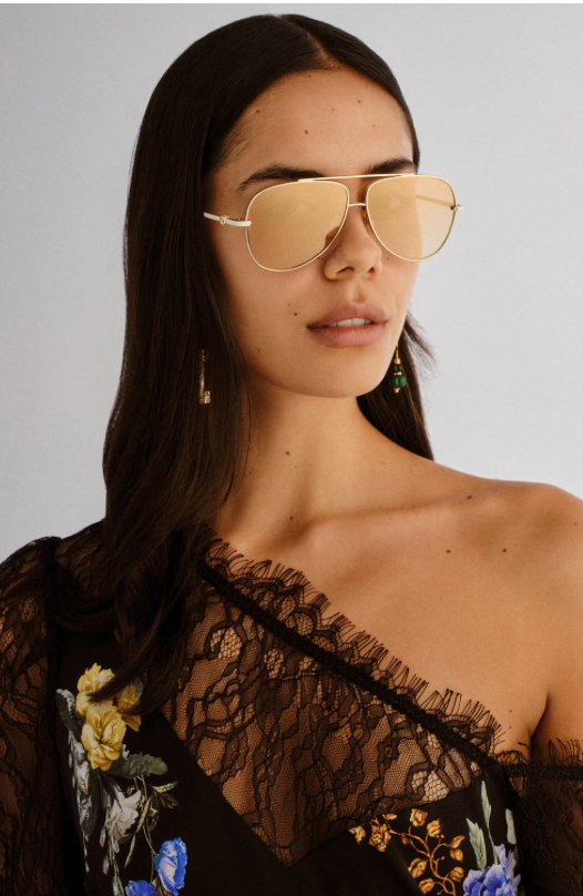 Camilla The Voyage Sunglasses - Gold/Natural Tort