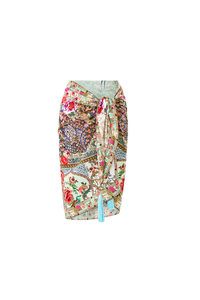 Camilla Woven Short Sarong With Tassels - Sultans And Queens