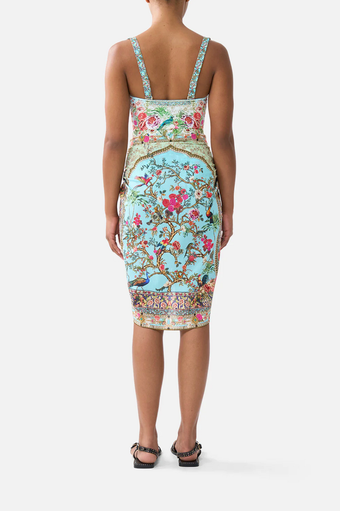 Camilla Woven Short Sarong With Tassels - Sultans And Queens