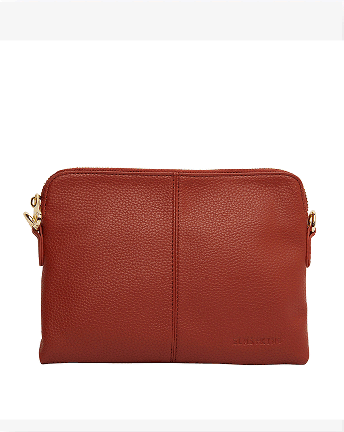 Elms + King Small Bowery Clutch/Wallet - Rust