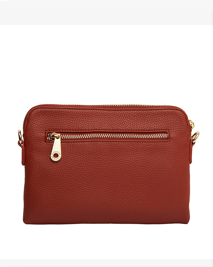 Elms + King Small Bowery Clutch/Wallet - Rust