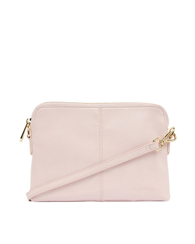 Elms + King Small Bowery Clutch/Wallet - Blush Crinkle