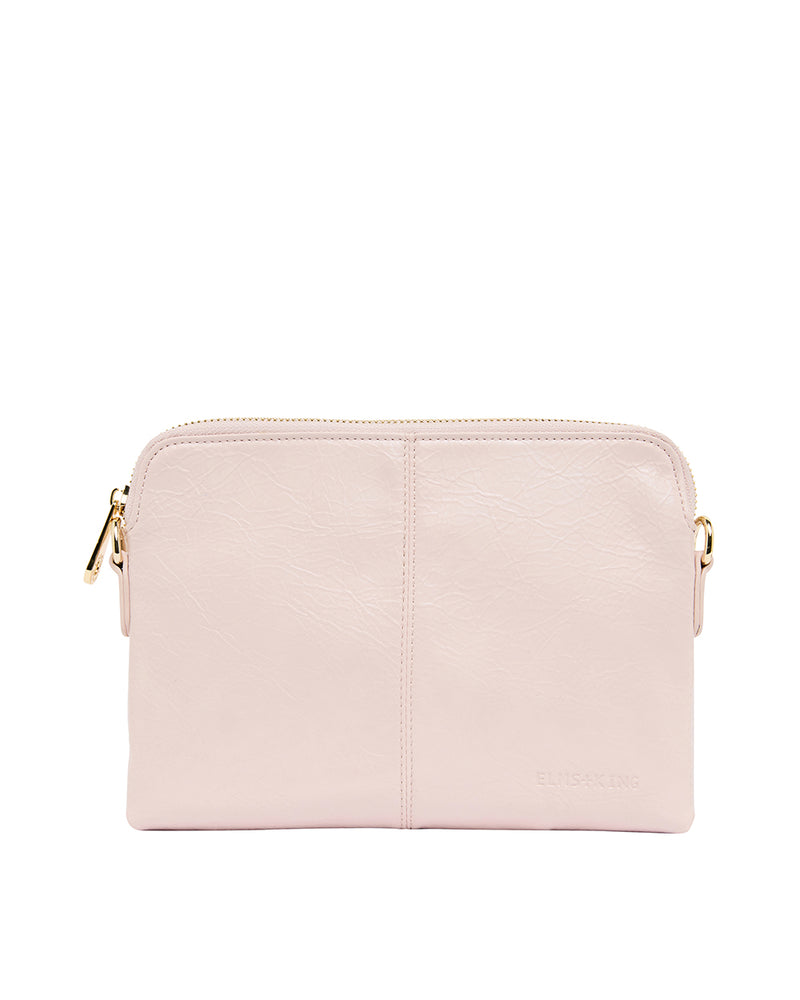Elms + King Small Bowery Clutch/Wallet - Blush Crinkle