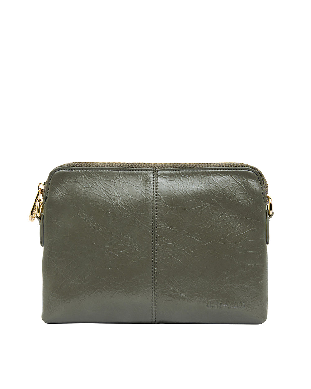 Elms + King Small Bowery Clutch/Wallet - Khaki Crinkle