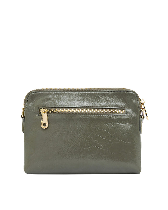 Elms + King Small Bowery Clutch/Wallet - Khaki Crinkle