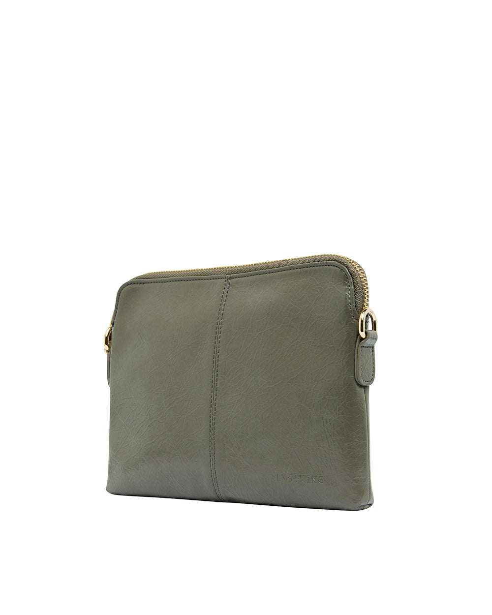 Elms + King Small Bowery Clutch/Wallet - Khaki Crinkle