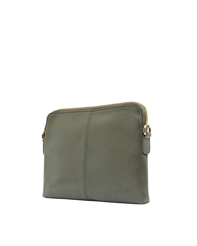 Elms + King Small Bowery Clutch/Wallet - Khaki Crinkle