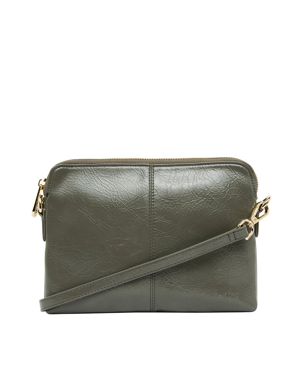 Elms + King Small Bowery Clutch/Wallet - Khaki Crinkle