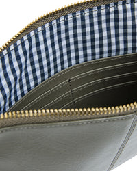 Elms + King Small Bowery Clutch/Wallet - Khaki Crinkle