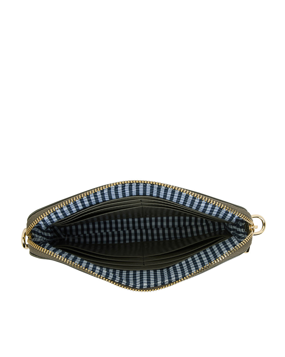 Elms + King Small Bowery Clutch/Wallet - Khaki Crinkle