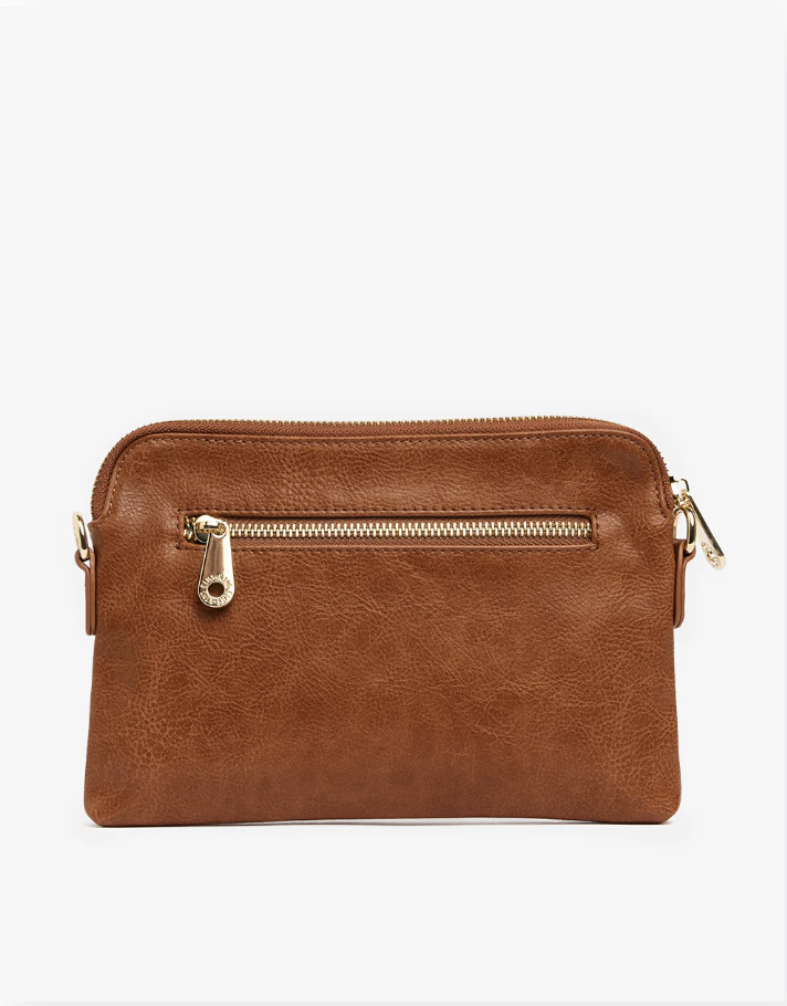 Elms + King Small Bowery Clutch/Wallet - Tan Pebble