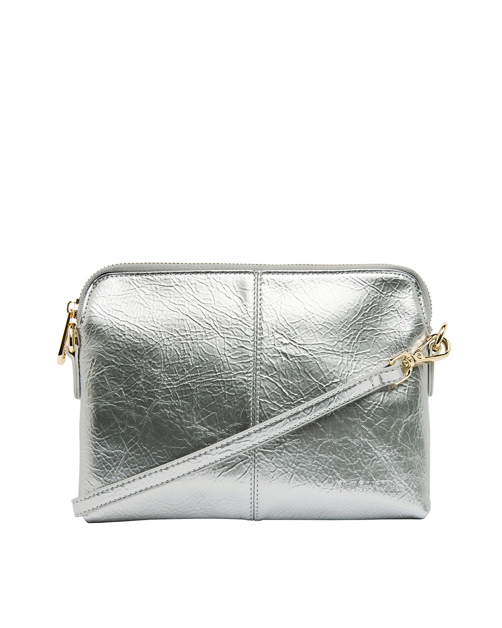Elms + King Small Bowery Clutch/Wallet - Titanium Crinkle