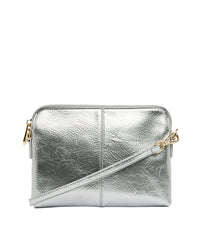 Elms + King Small Bowery Clutch/Wallet - Titanium Crinkle