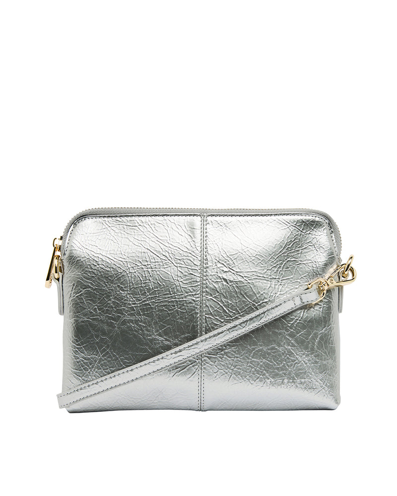 Elms + King Small Bowery Clutch/Wallet - Titanium Crinkle