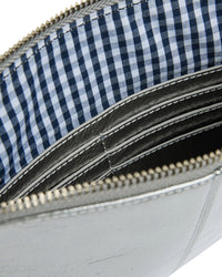 Elms + King Small Bowery Clutch/Wallet - Titanium Crinkle