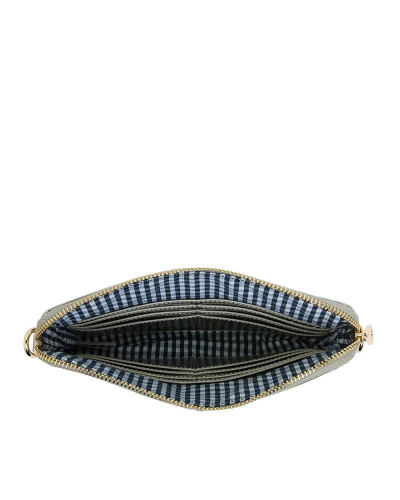Elms + King Small Bowery Clutch/Wallet - Titanium Crinkle