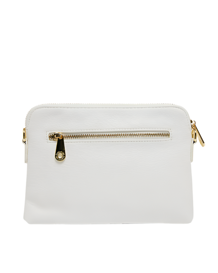 Elms + King Small Bowery Clutch/Wallet - White