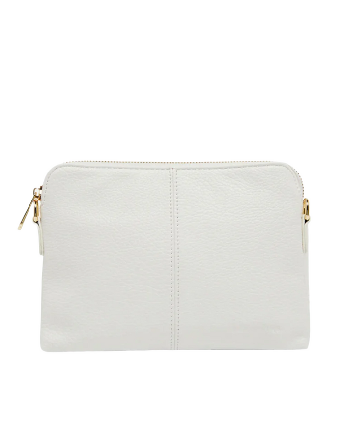 Elms + King Small Bowery Clutch/Wallet - White