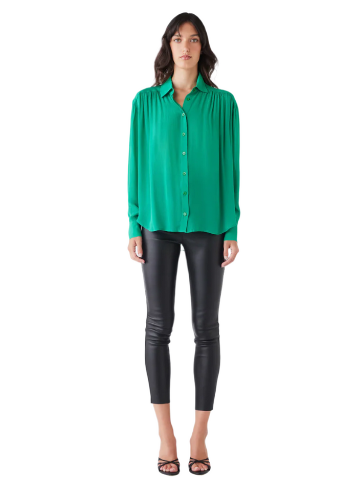 Esmaee Bloom Shirt - Emerald