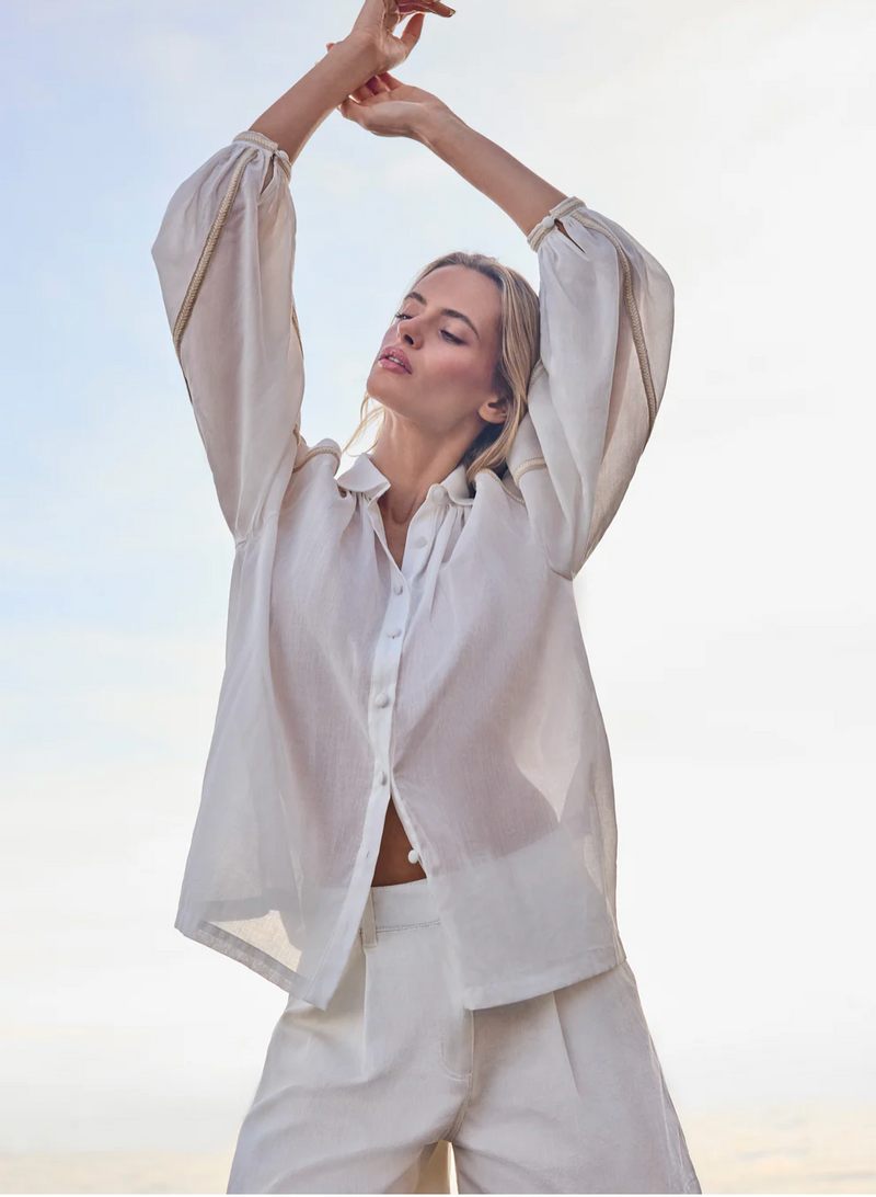 Esmaee Coastline Blouse - Ivory