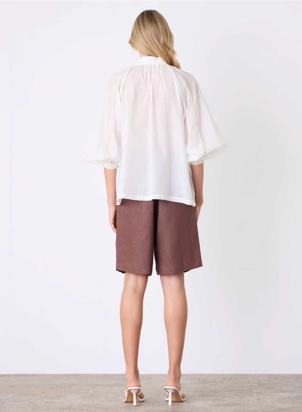 Esmaee Coastline Blouse - Ivory