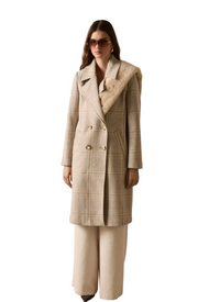 Esmaee Edition Coat - Cream Check