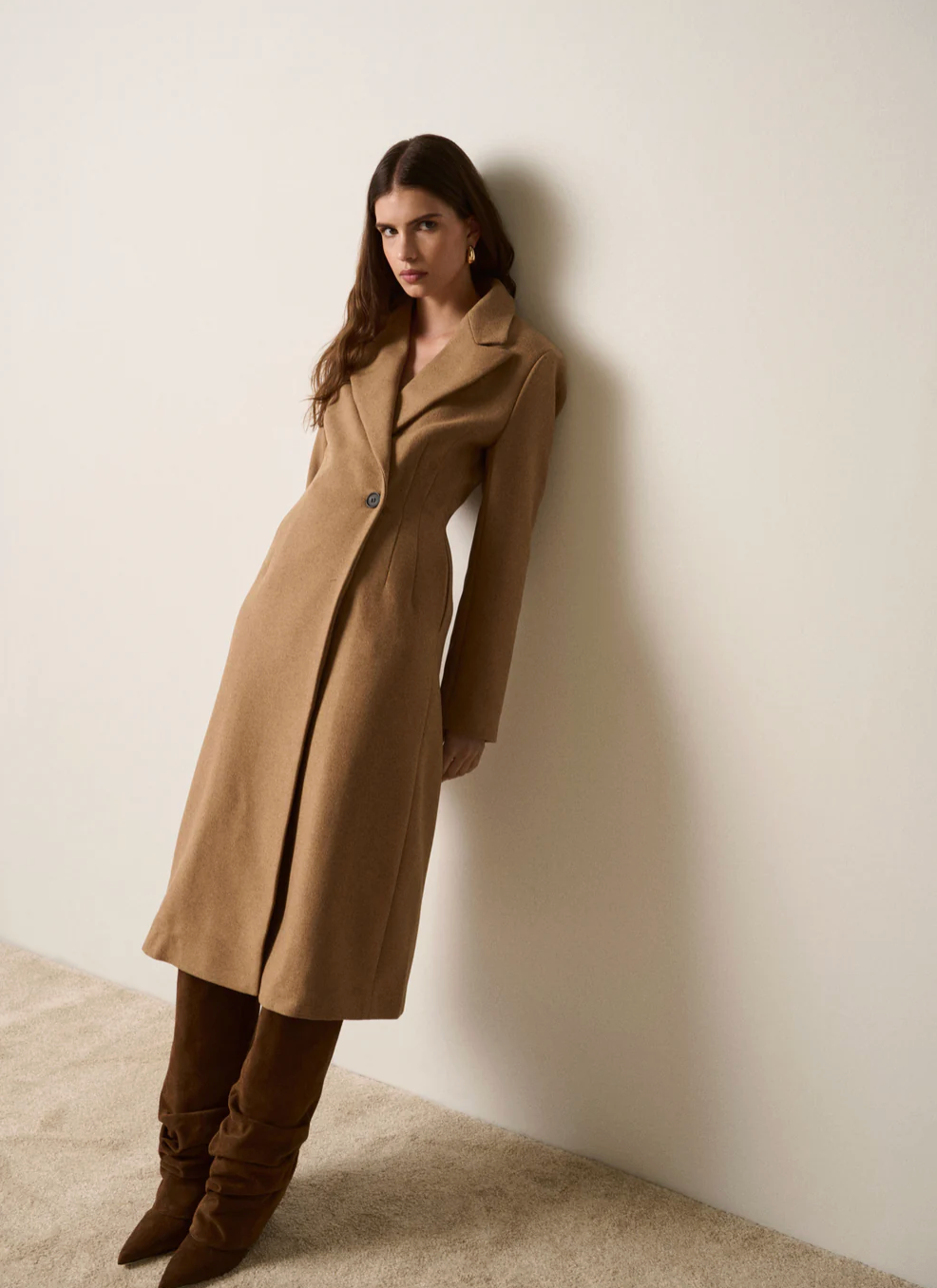 Esmaee Eternal Coat - Camel