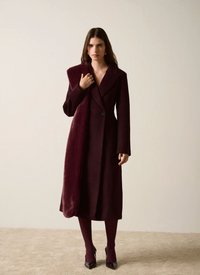 Esmaee Eternal Coat - Wine