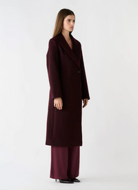 Esmaee Eternal Coat - Wine