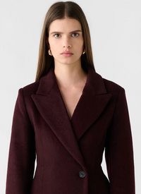 Esmaee Eternal Coat - Wine
