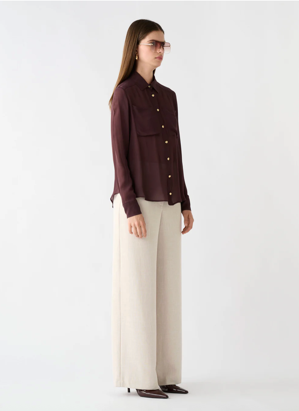 Esmaee Fortune Shirt - Chocolate