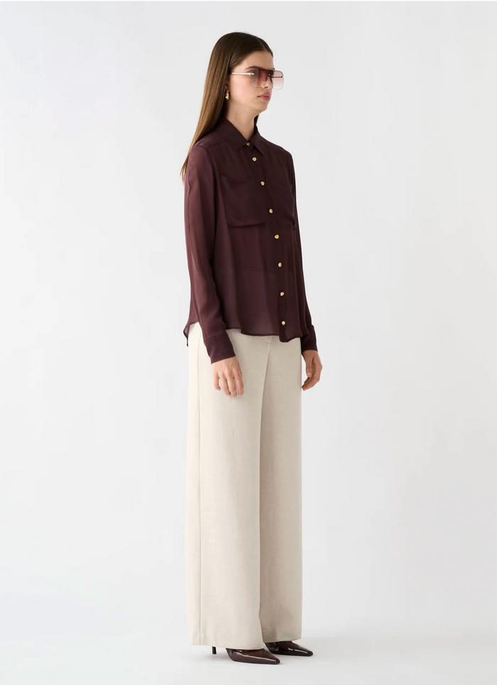 Esmaee Fortune Shirt - Chocolate