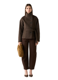 Esmaee Incline Jacket - Chocolate