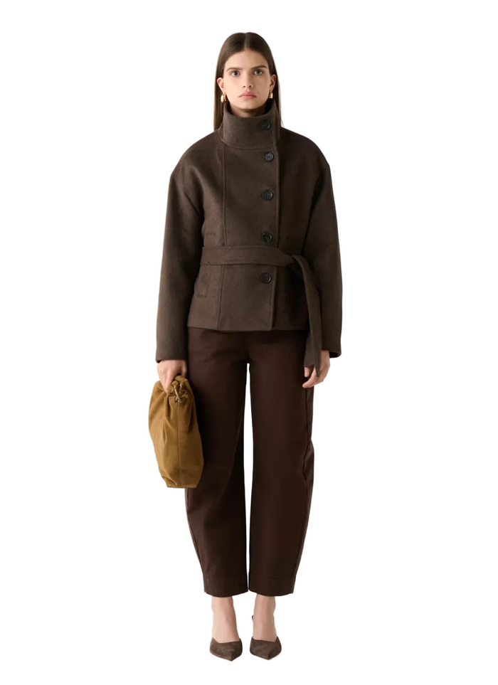 Esmaee Incline Jacket - Chocolate