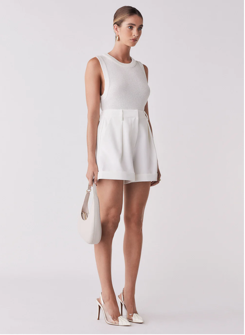 Esmaee Rebound Knit Tank - Ivory