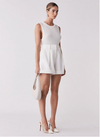 Esmaee Rebound Knit Tank - Ivory