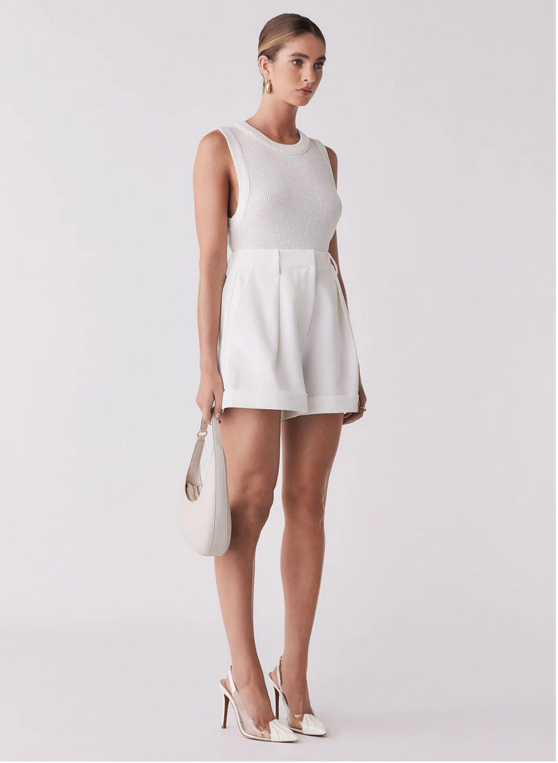 Esmaee Rebound Knit Tank - Ivory