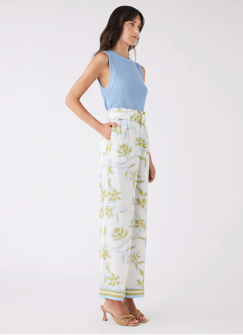 Esmaee Rebound Knit Tank - Sky