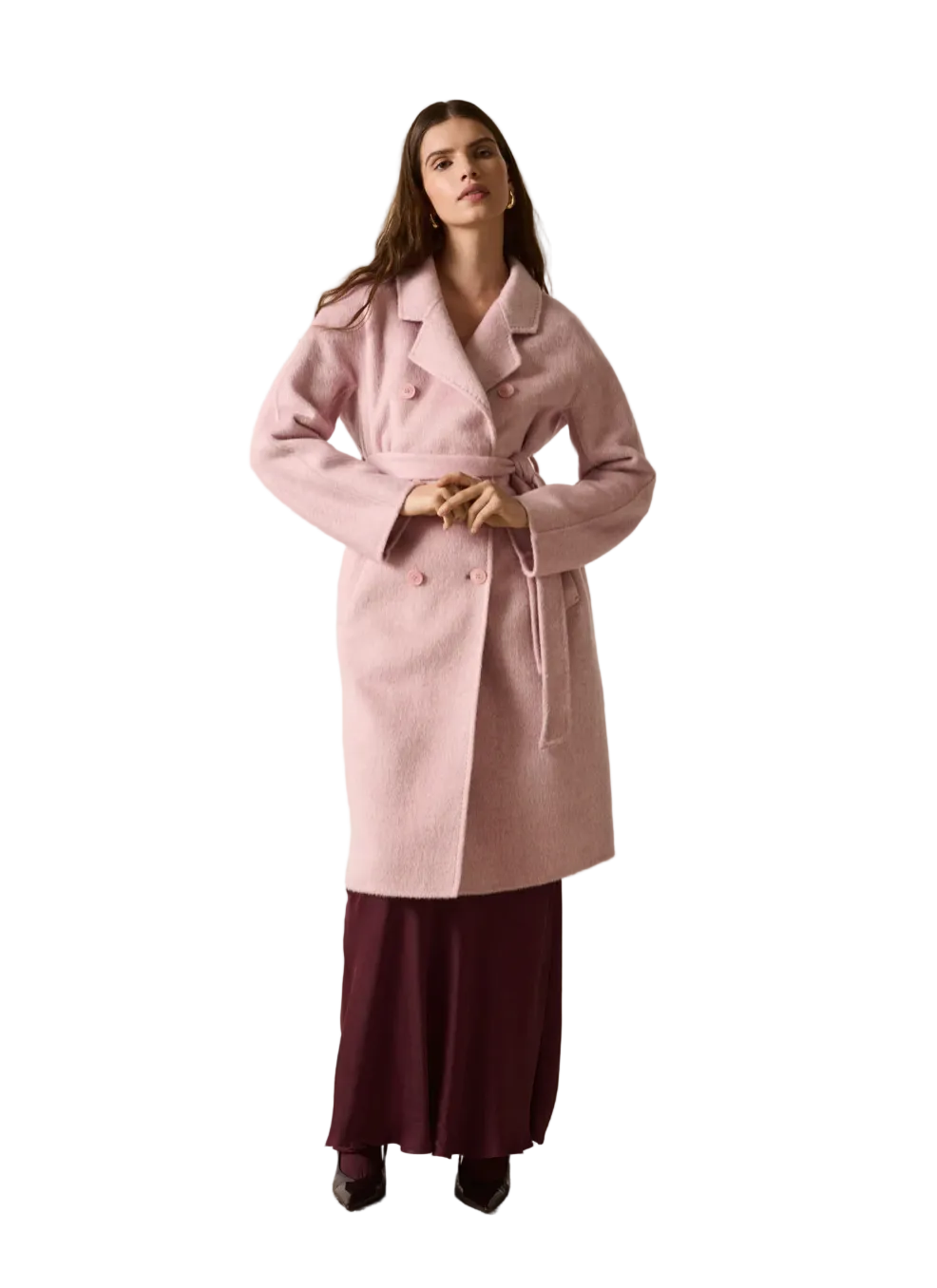 Esmaee Uncharted Coat - Pink Floss