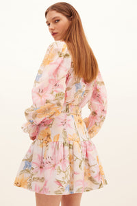 Kate Ford Gladioli Frilled Skirt