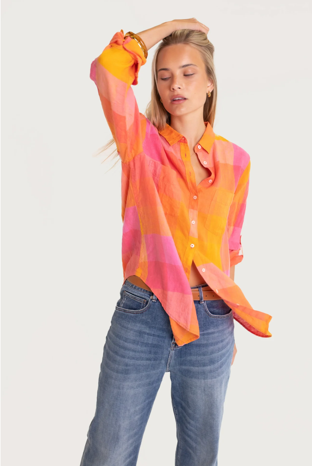 Hut Let’s Hang Out Shirt - Orange