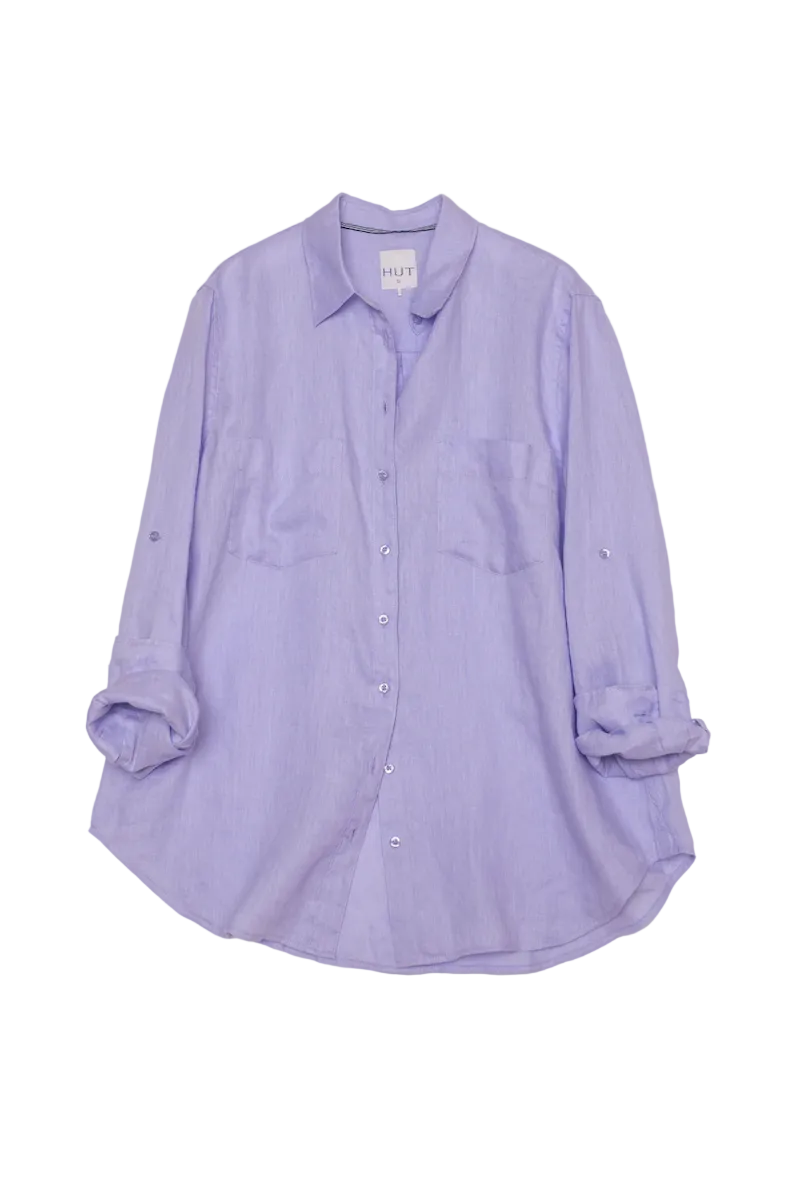 Hut Lift My Mood Shirt - Mauve