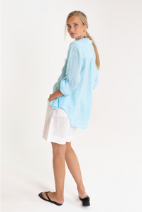 Hut Lift My Mood Shirt – Blue