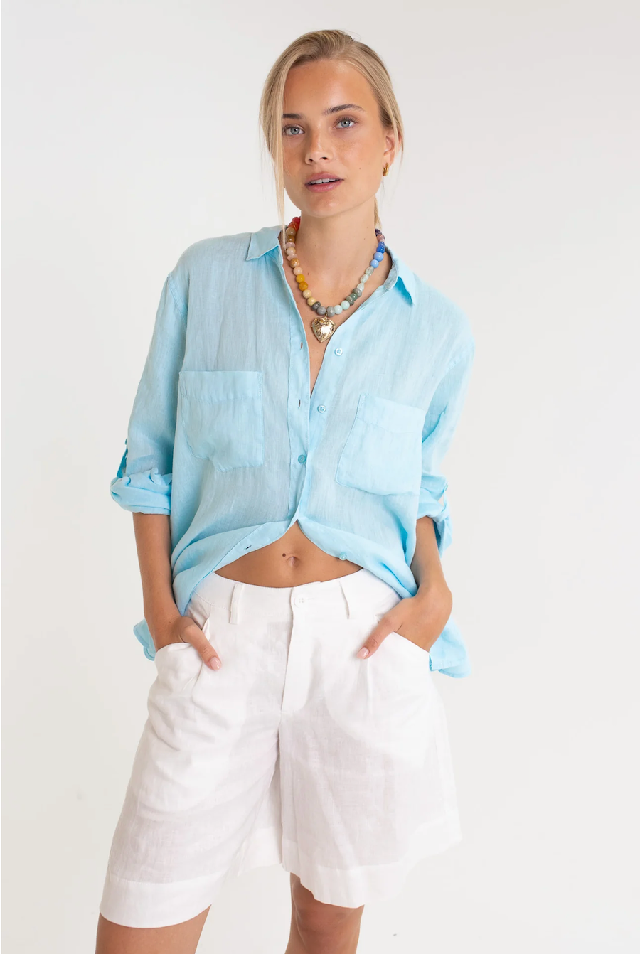 Hut Lift My Mood Shirt – Blue