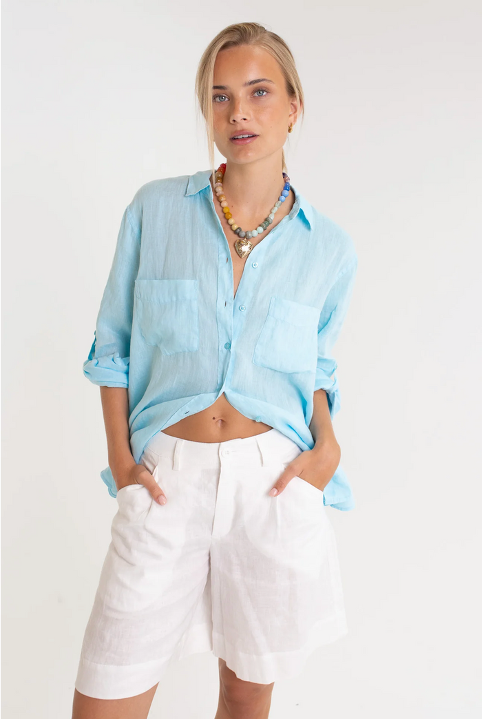 Hut Lift My Mood Shirt – Blue