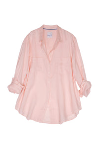 Hut The Boyfriend Linen Shirt - Mashmellow