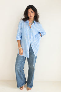 Hut The Boyfriend Shirt - Amalfi Stripe