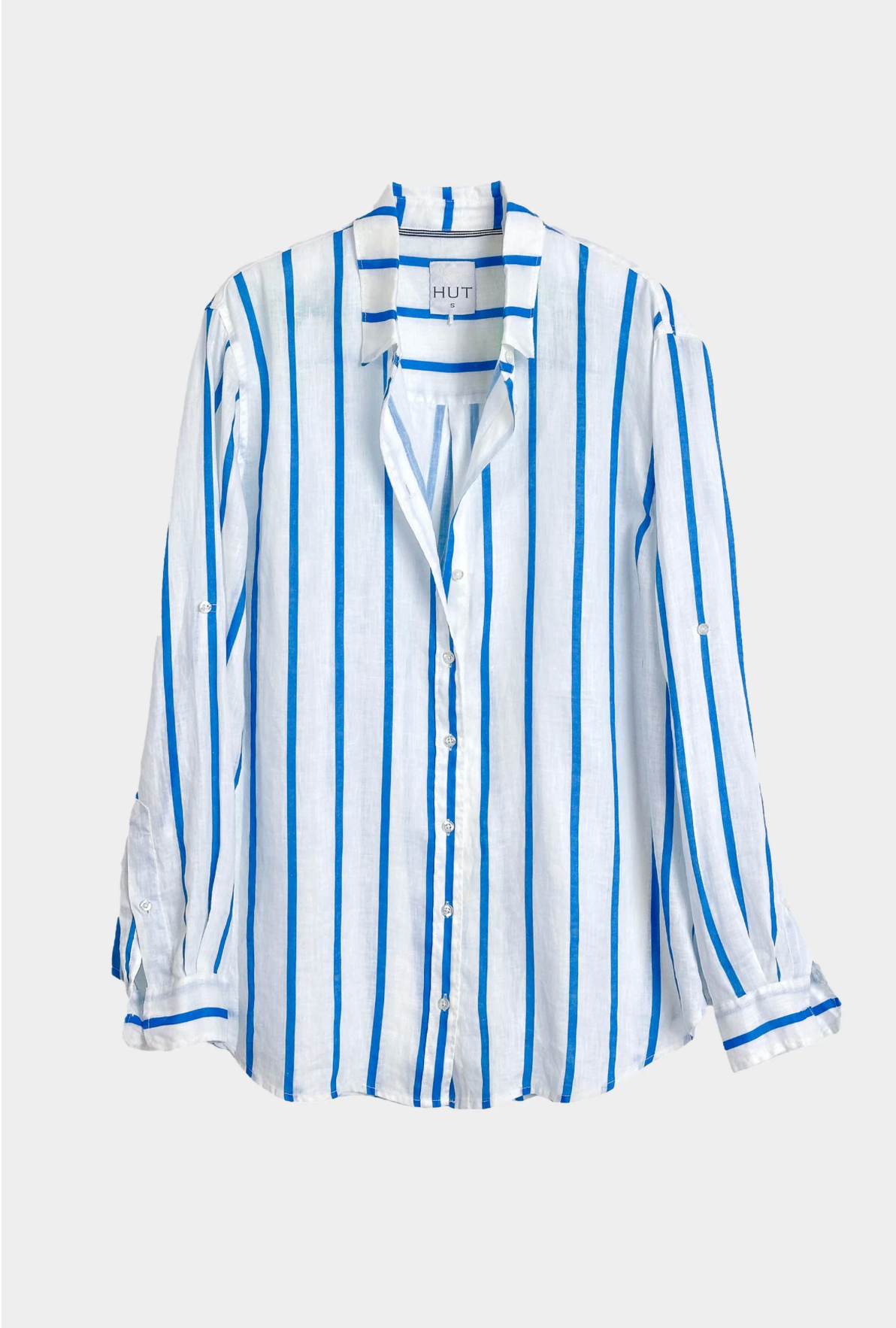 Hut The Boyfriend Shirt - Miami Stripe