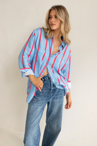 Hut The Boyfriend 'Summer Starts Here' Linen Shirt