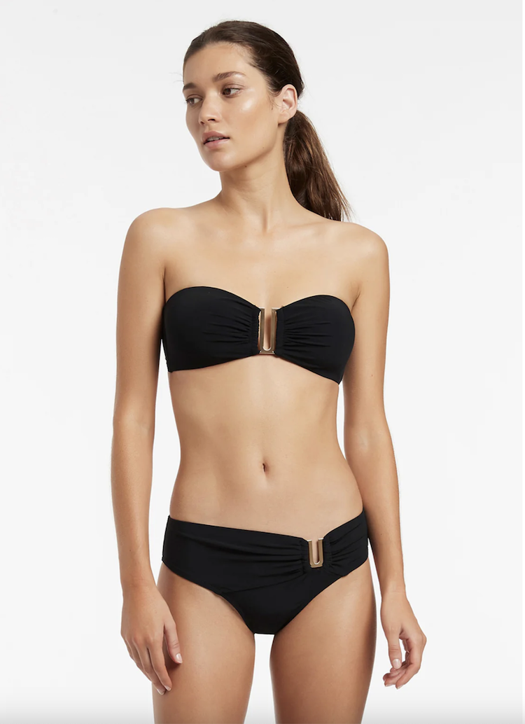 Jets Essentials Jetset Bandeau Top - Black